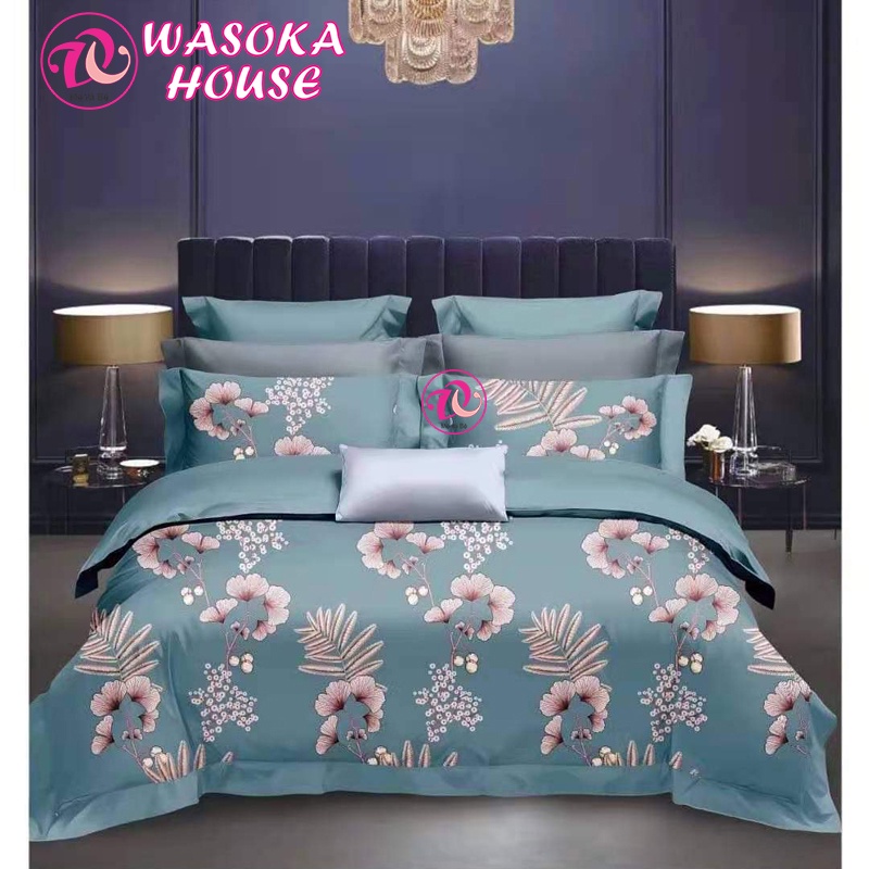 Chăn mền lụa tencel mềm  mịn, mát lạnh 2mx2m2, mùa hè đắp mát, nhiều họa tiết hoa văn 5D đẹp