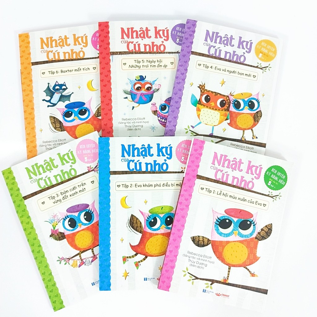 Sách - Nhật kí cú nhỏ 6 cuốn (dành cho bé 5 tuổi +)