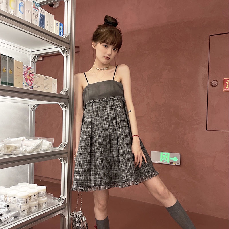 Đầm IELGY không tay phong cách Pháp cổ điển cho nữ