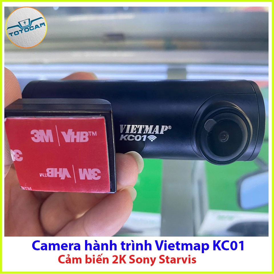 Vietmap KC01 Camera Hành Trình 2 Mắt Ghi Hình Chất Lượng Cao