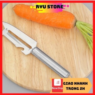 Dao bào đa năng ❤️FREESHIP❤️Bào inox 3 chức năng tiện lợi nhà bếp nạo - bào - gọt giá rẻ