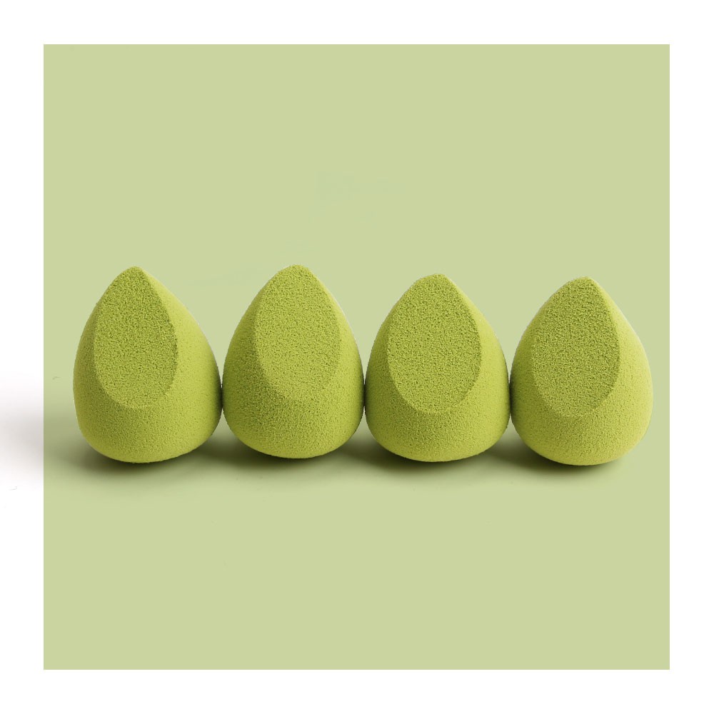 Bộ 4 miếng mút trang điểm MAGEFY có hộp với 3 màu có sẵn hình giọt nước/bầu/cắt vát (màu ngẫu nhiên)