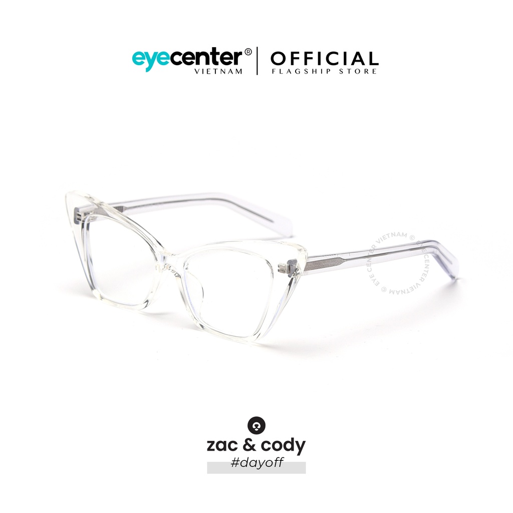 Gọng kính cận nữ chính hãng ZAC & CODY A39-S DAYOFF mắt mèo lõi thép chống gãy nhập khẩu by Eye Center Vietnam