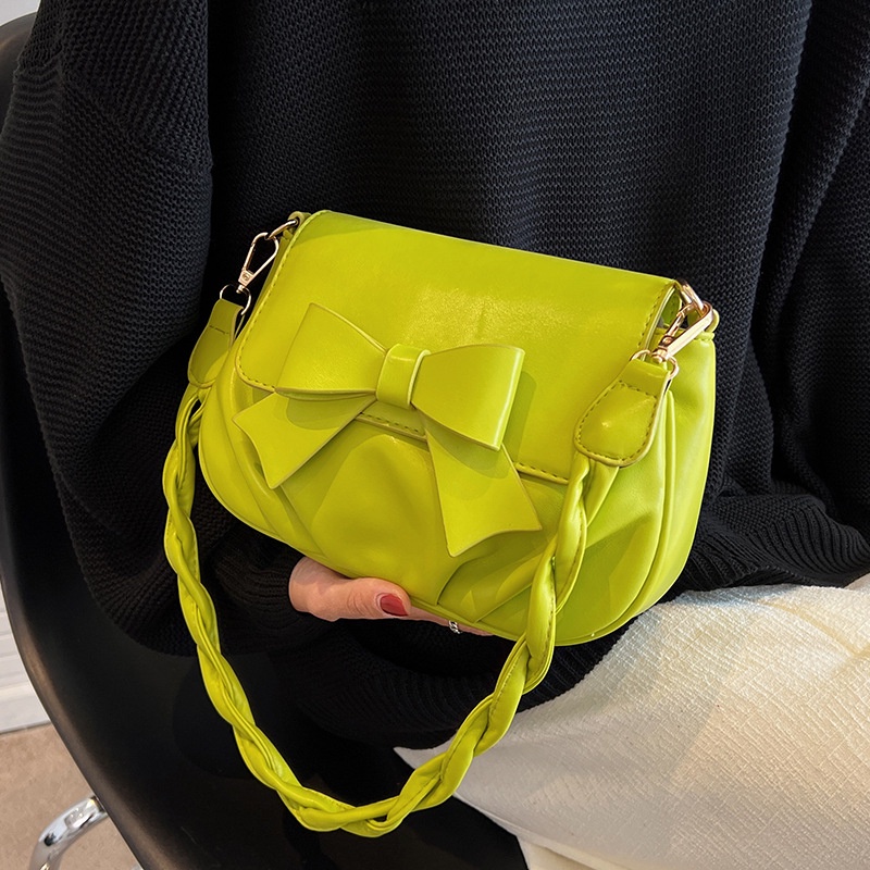 Túi Đeo Chéo Có Nơ Nhiều Màu Sắc Phong Cách Hàn Quốc Dễ Phối Đồ Dành Cho Nữ