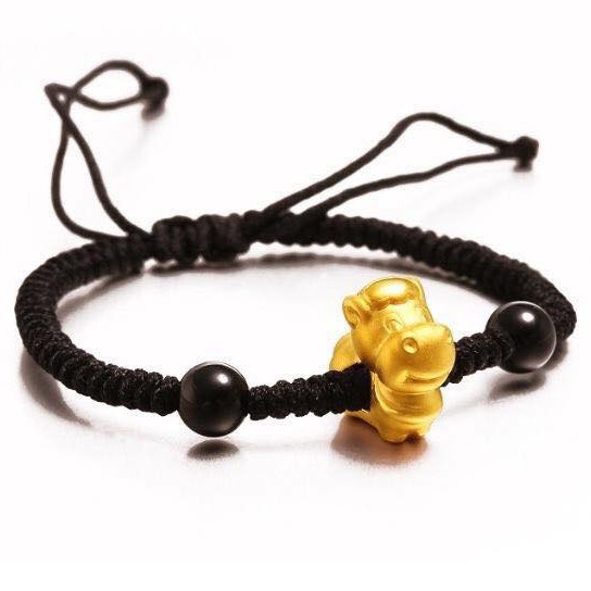 Charm vàng 24k Kim Ngọ MS12 - Miễn phí tết vòng tay - ANCARAT