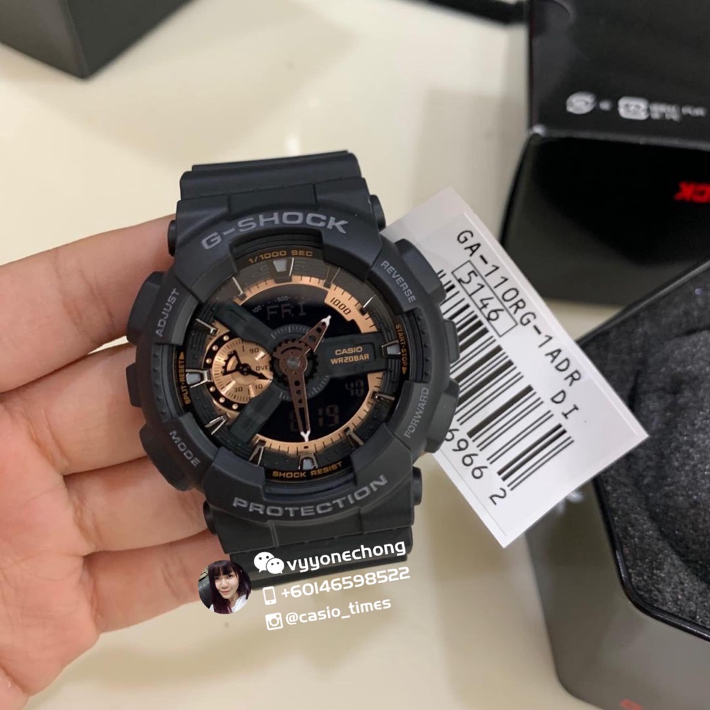 Đồng Hồ Thể Thao Nam Nữ CASIO G-Shock GA-110-RG  Chống va đập, ảnh thật, full box , Autolight , chống nước chống shock | BigBuy360 - bigbuy360.vn