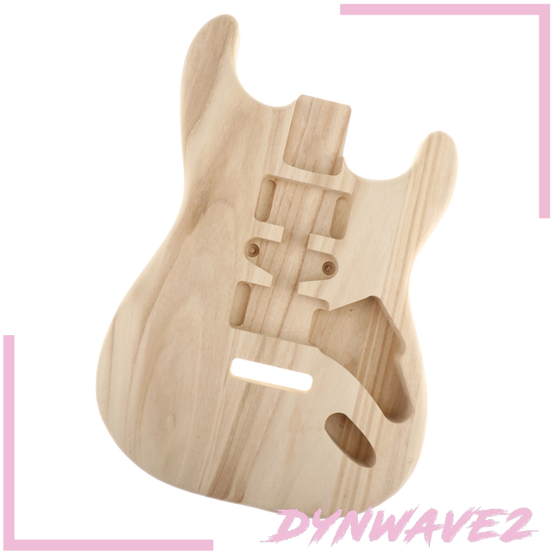 [DYNWAVE2]Sycamore Electric Guitar Replacement Unfinished Body Barrel for ST Guitar