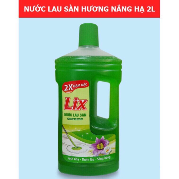 Nước lau sàn Lix hương Nắng Hạ 2X Đậm Đặc - 2L