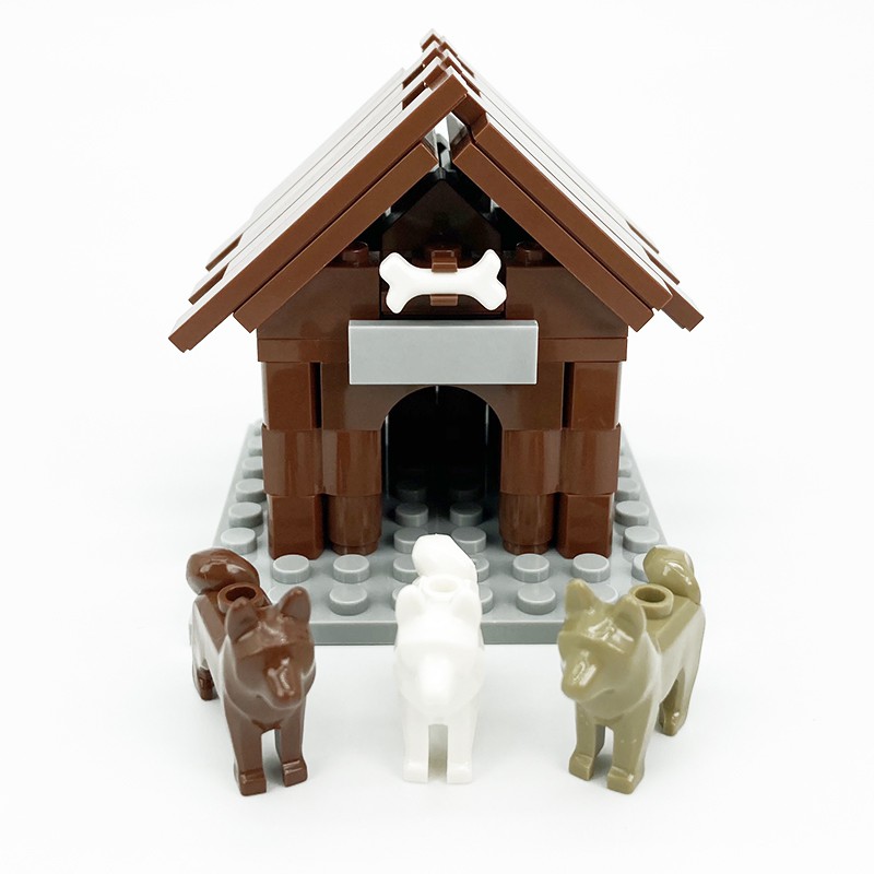 Đồ Chơi Lắp Ráp Ngôi Nhà Chú Chó kennel Tương Thích Với Lego City