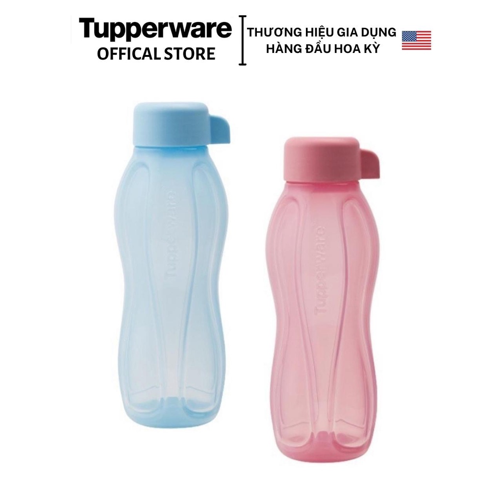 Bình đựng nước Tupperware Eco Bottle 310ml - Bảo hành trọn đời - Nhựa nguyên sinh, an toàn cho sức khỏe