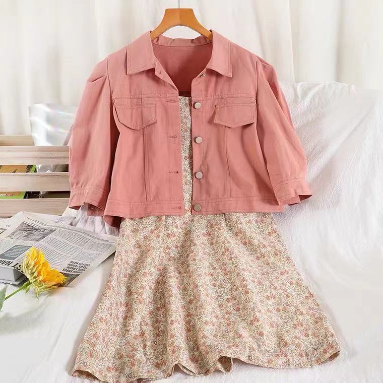 Đầm Hai Dây Dáng Chữ A In Họa Tiết Hoa Phong Cách Pháp Thời Trang Mùa Hè Hàng Mới 2022 Dành Cho Bạn Nữ