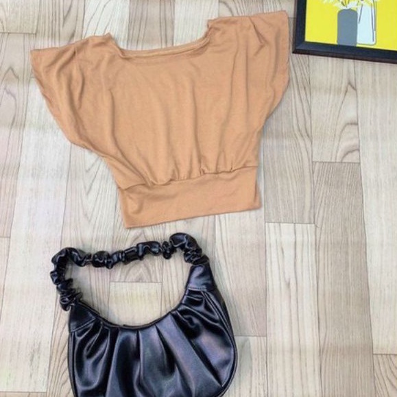 Áo thun cánh dơi bo eo vải dầy xịn xò(B.C)