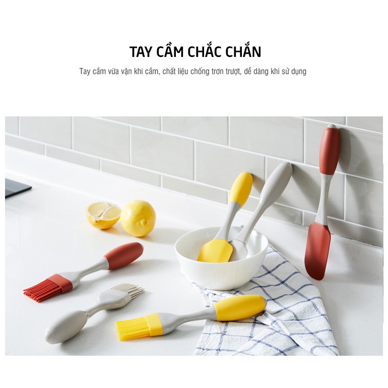 Dụng cụ lật đồ ăn Lock&Lock LOL125 chất liệu silicone chịu nhiệt - BABYHOPSG