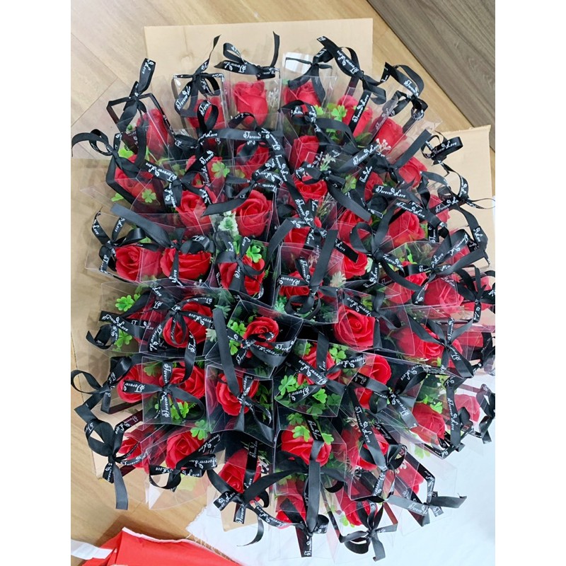 [Quà Tặng] Hoa sáp Hàn Quốc 1 bông hộp Mika siêu đẹp - hoa mika sáp - Quà tặng sinh nhật, hội nghị, sự kiện, phụ nữ