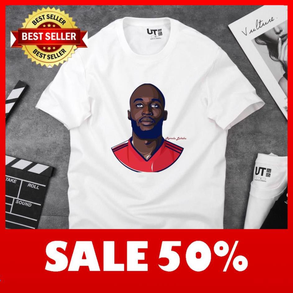 [Freeship] Áo Thun In Hình Romelu Lukaku Mã 03 - Áo In Hình Cầu Thủ Bóng Đá
