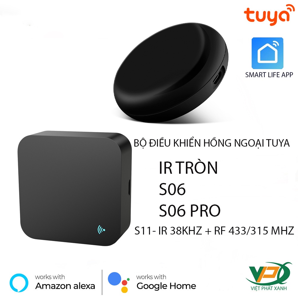 Bộ điều khiển trung tâm hồng ngoại TUYA  S06 / S06 PRO/S11 IR+RF / IR TRÒN