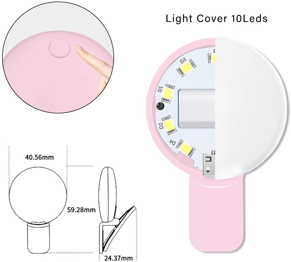 Đèn Led Tròn Hỗ Trợ Chụp Ảnh Selfie