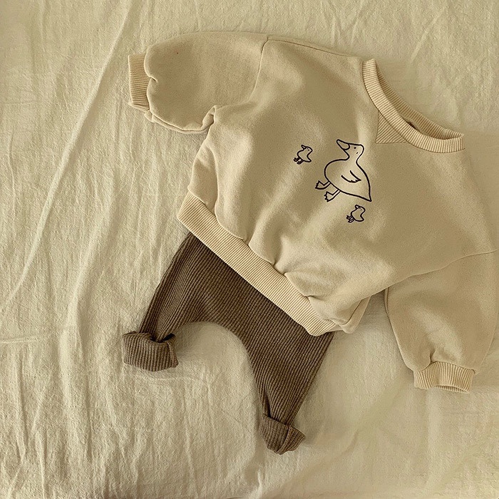 Quần Dài Lưng Cao Co Giãn Thoải Mái Thời Trang Đơn Giản Cho Bé Trai Và Bé Gái Eaz5