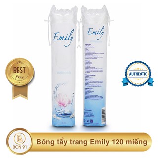 Bông tẩy trang Emily 120 miếng - Bon91