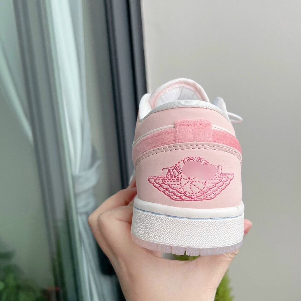 Giày jd mắt hồng siêu đẹp, giày sneaker mắt hồng full size nữ