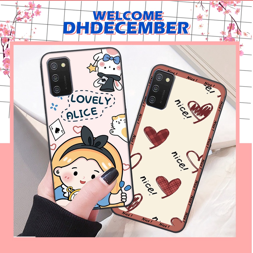 Ốp lưng Samsung Galaxy A02S / A03S in hình nice ,good luck happy ốp xinh viền dẻo đẹp chất