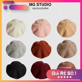 Mũ nồi vải len gồm 18 màu sắc thời trang