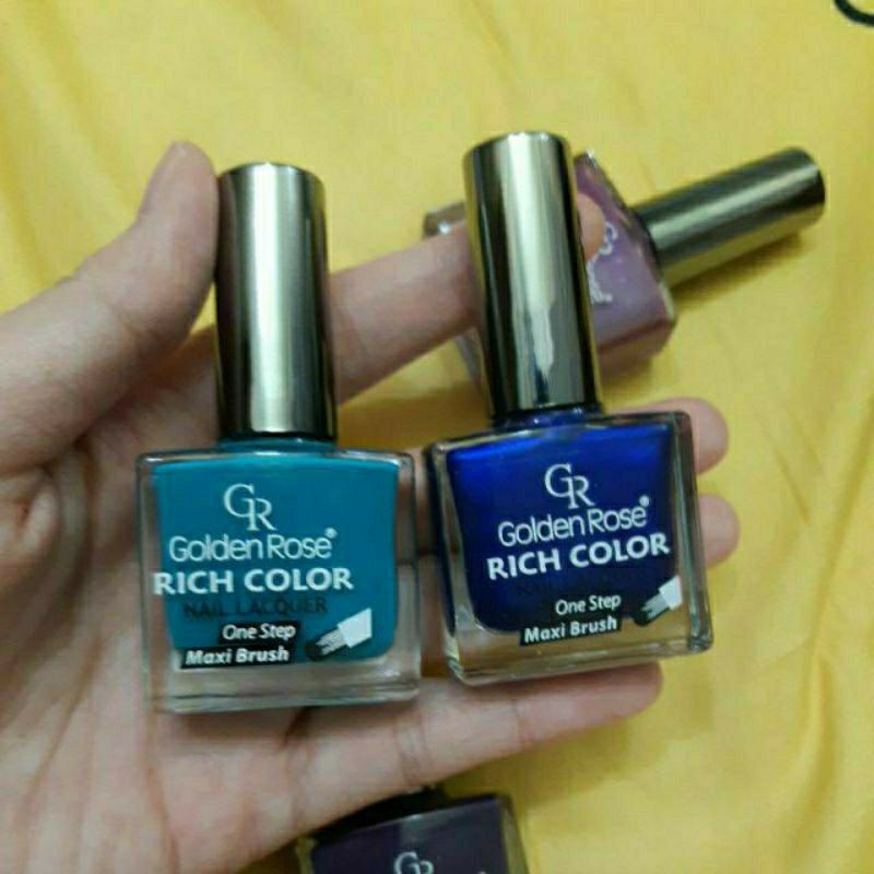 Combo sơn móng tay bóng thường khô nhanh Golden Rose Rich color