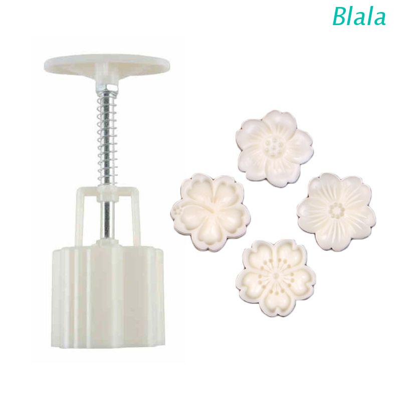 Set 4 Khuôn Làm Bánh Trung Thu 50g Tiện Dụng