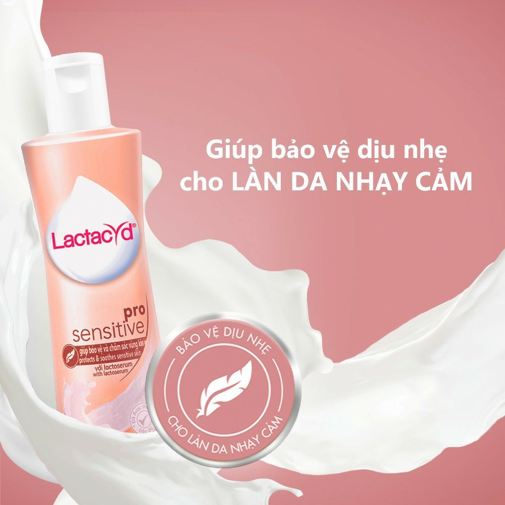 Dung dịch vệ sinh phụ nữ Lactacyd Pro Sensitive