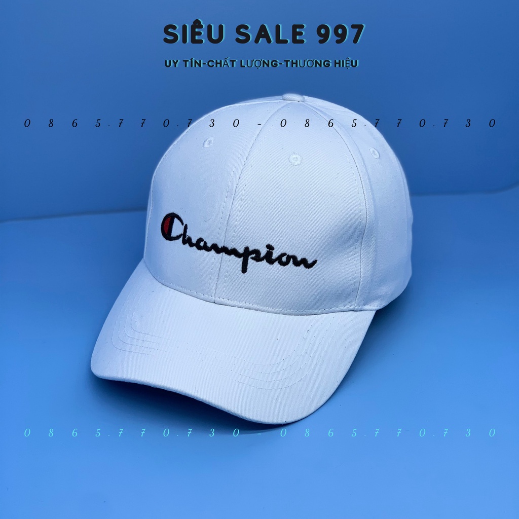 MŨ LƯỠI TRAI CHAMPYON CHẤT KAKI DÀY PHONG CÁCH THỜI TRANG NAM NỮ