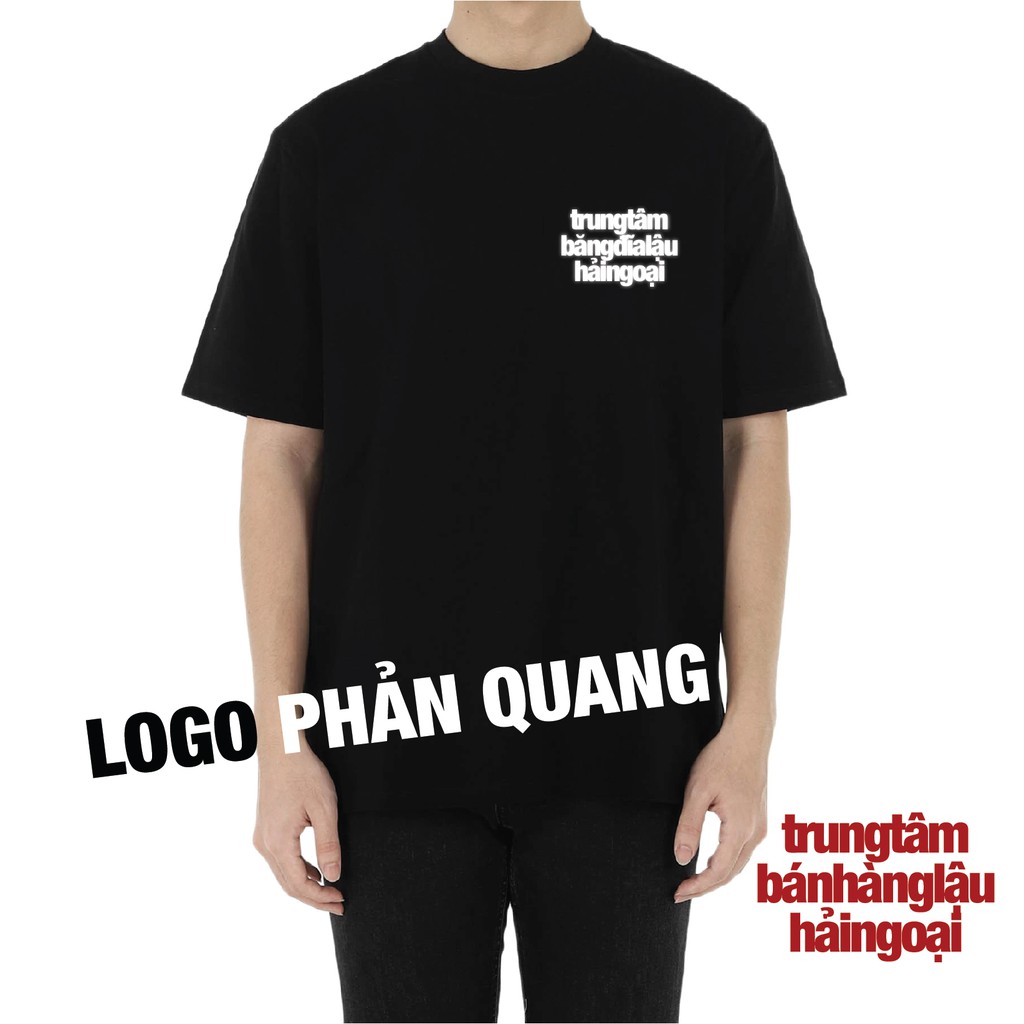 (Ảnh chụp thật) Áo Phản Quang Trung tâm băng đĩa lậu hải ngoại dáng oversize