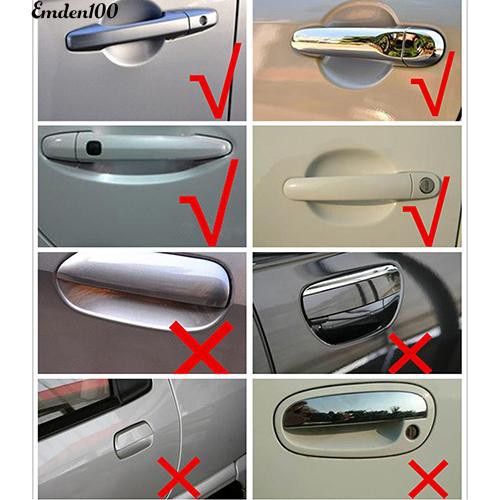 Bộ 4 miếng dán bảo vệ tay nắm cửa xe ô tô