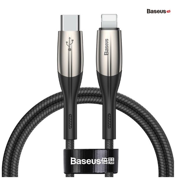 Cáp Sạc Nhanh Type C to Lightning Baseus Horizontal Data PD (18W, Power Delivery Fast Charge, C to iPhone Cable)