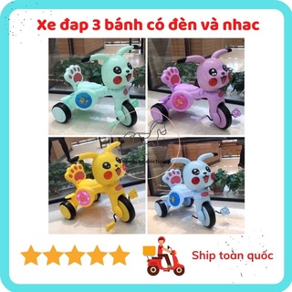 [ Trợ giá ] Xe tập đi 3 bánh Pikachu cho bé có nhạc + đèn