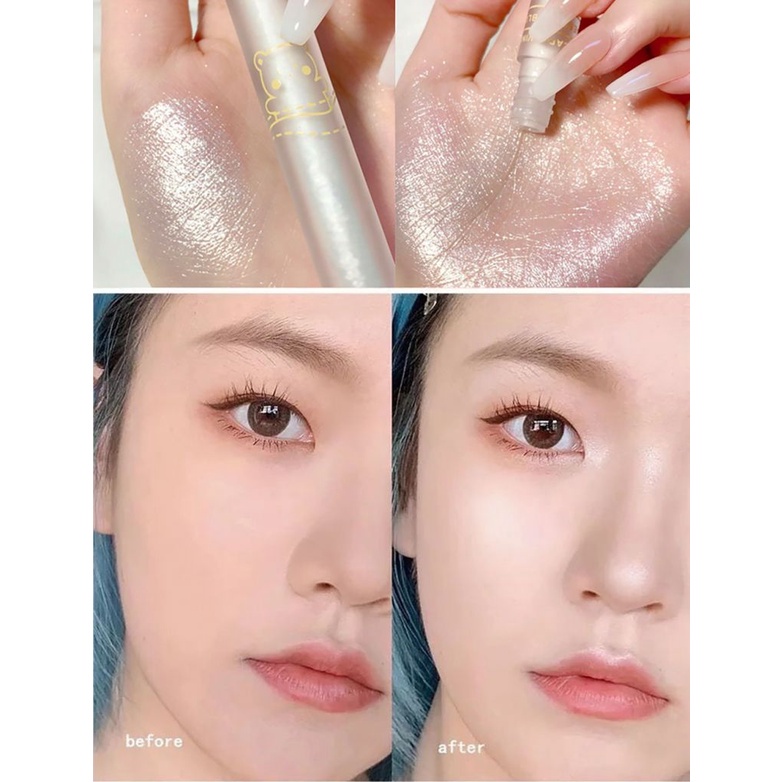 (Hàng Mới Về) Kem Bắt Sáng Dạng Lỏng Ánh Nhũ Lấp Lánh Làm Sáng Da | BigBuy360 - bigbuy360.vn