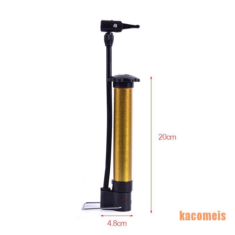 Ống Bơm Xe Đạp Áp Suất Cao Mini Bằng Kim Loại