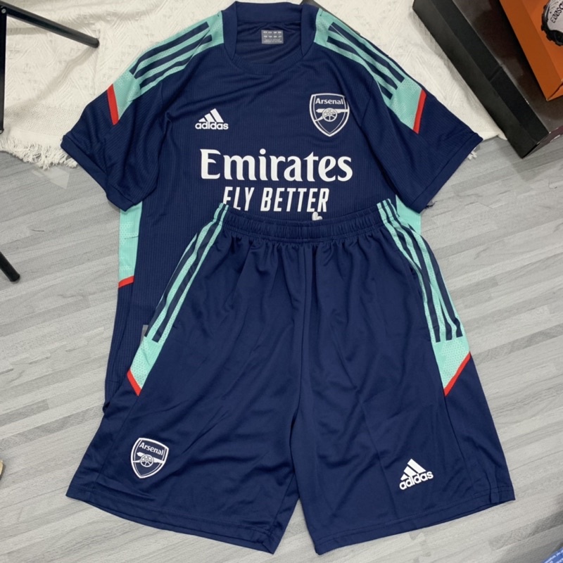 Bộ quần áo đá banh ĐT Arsenal hàng cao cấp Thailand mẫu mới nhất 2021/2022