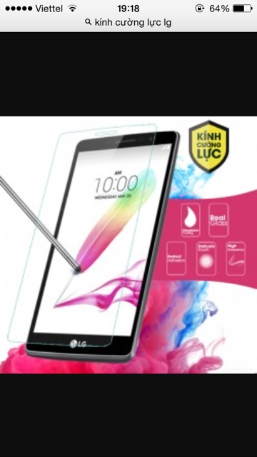Combo: 2 kính cường lực LG các mã máy