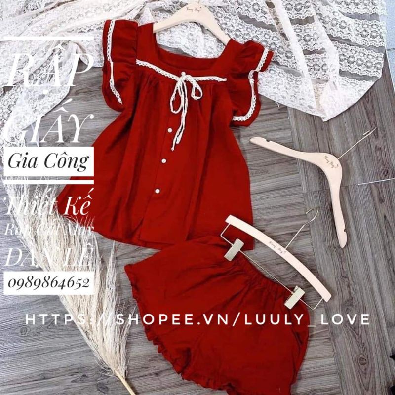 A19 Rập giấy bộ nữ (xs-xxxl)