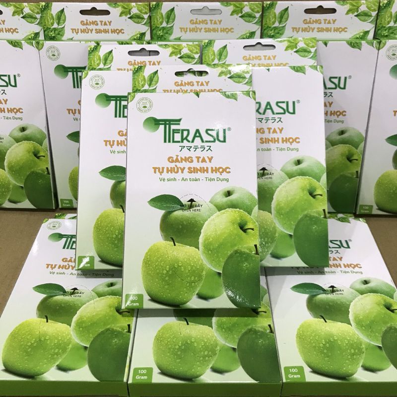 Găng Tay Tự Hủy Sinh Học eco green