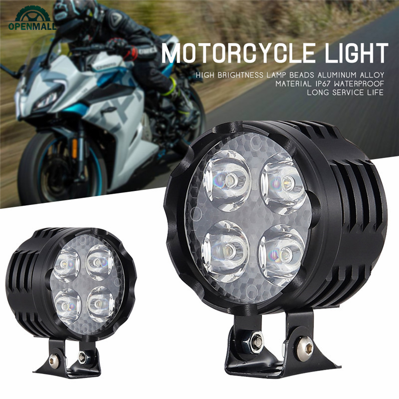 Đèn Pha 4led Siêu Sáng Cho Xe Mô Tô / Tàu Thuyền