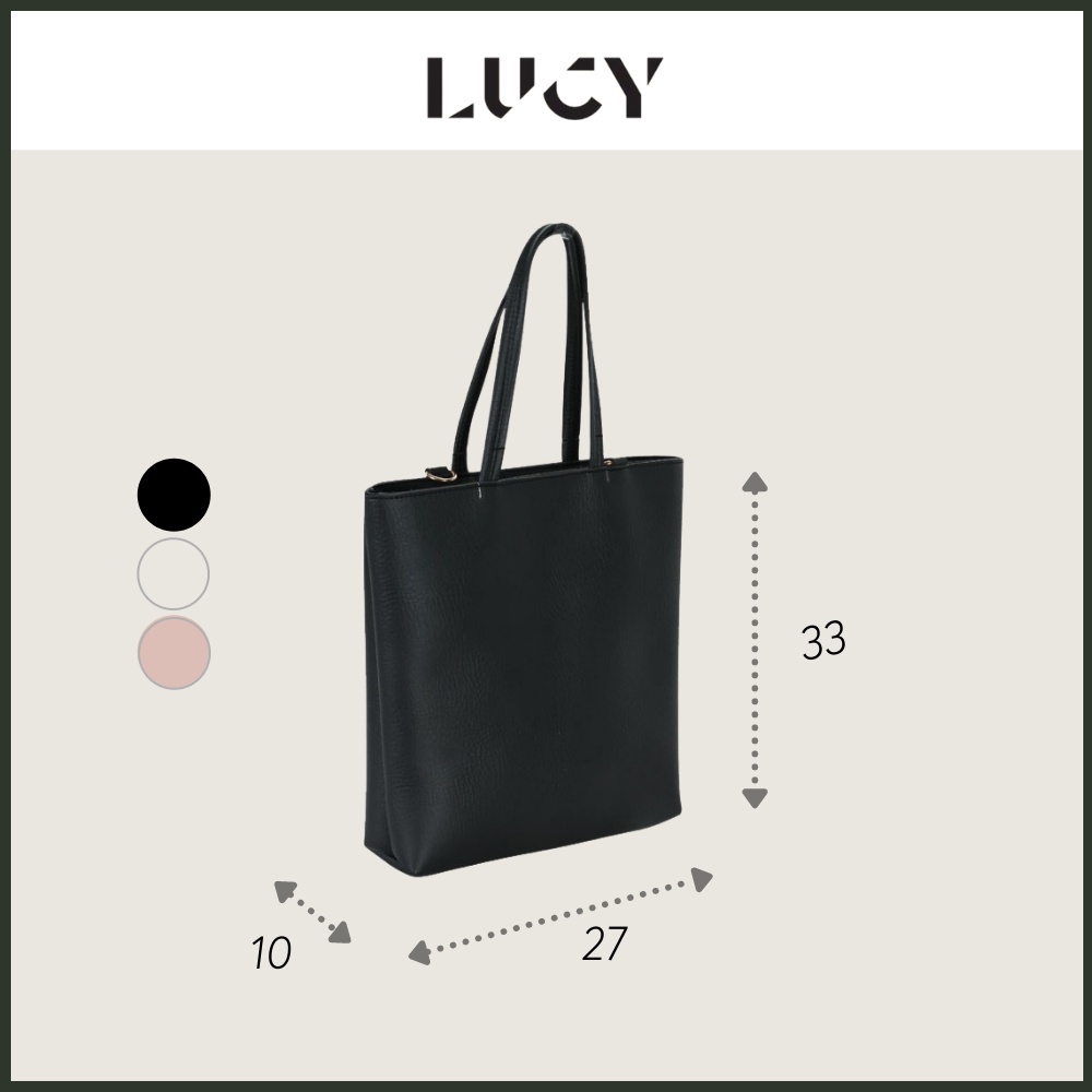 Túi Tote da của nữ Lucy Store túi xách hoặc đeo chéo công sở túi học sinh đựng vừa khổ A4