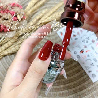 Sơn gel đỏ mxbon