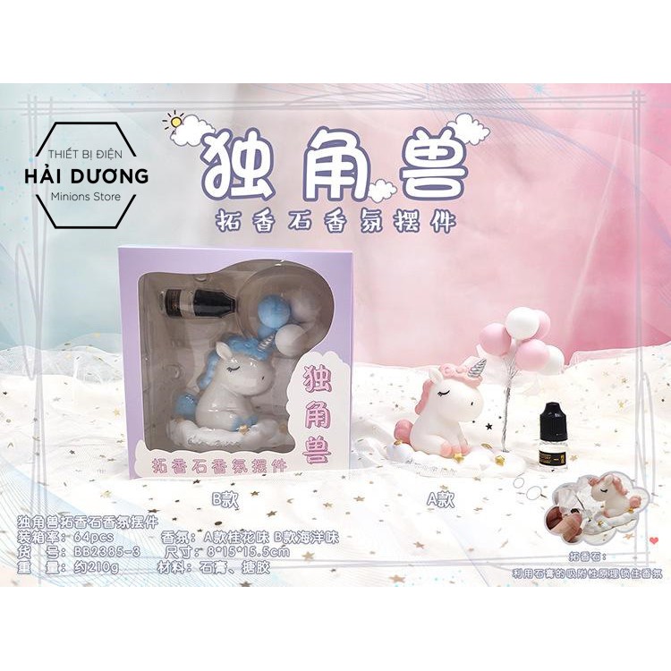 Nước hoa xe hơi - đồ trang trí nhà cửa hình kỳ lân dễ thương - Đem lại cảm giác mới mẻ cho không gian của bạn