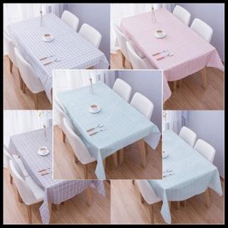 Khăn Trải Bàn Họa Tiết Caro Chống Nước Chống Bụi Tiện Dụng