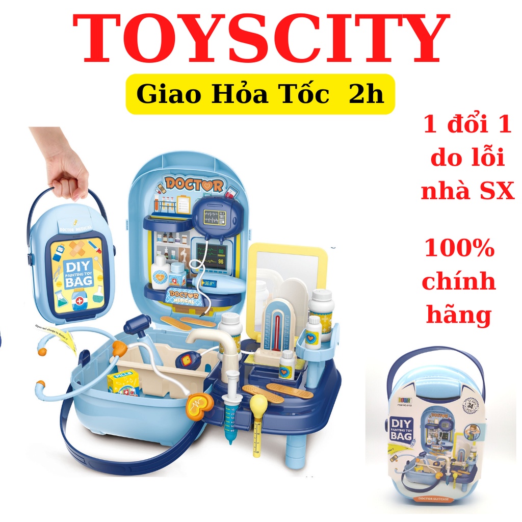 Bộ đồ chơi cặp bác sĩ 34 chi tiết cho bé từ 3 tuổi BOWA 8102