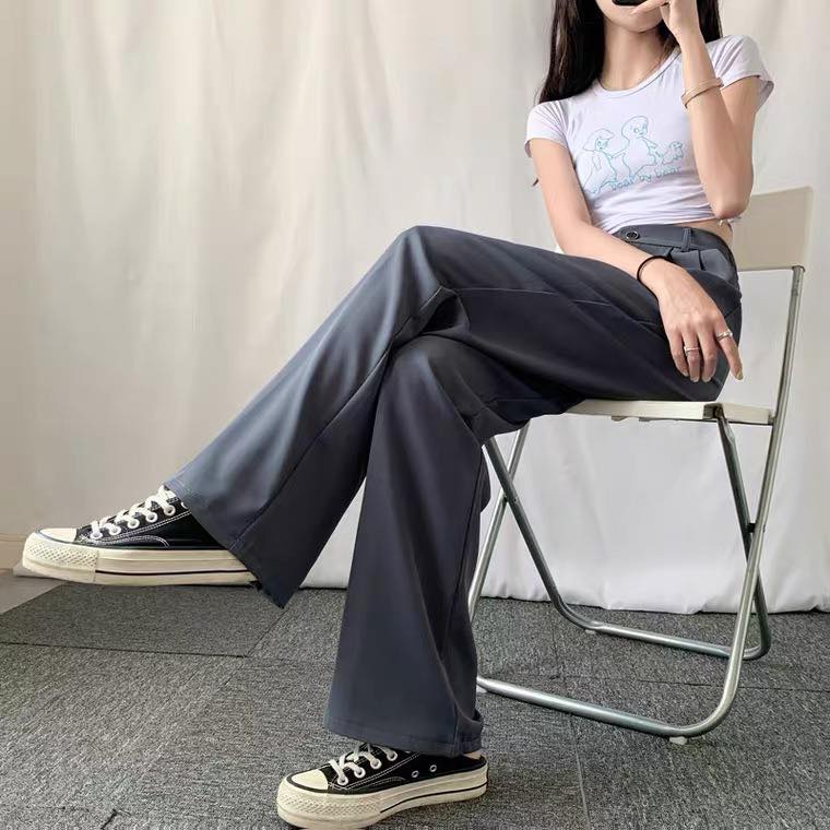 Quần Âu Nữ Ống Rộng Thời Trang Phong Cánh Chất Liệu mềm mịn Form đứng | BigBuy360 - bigbuy360.vn