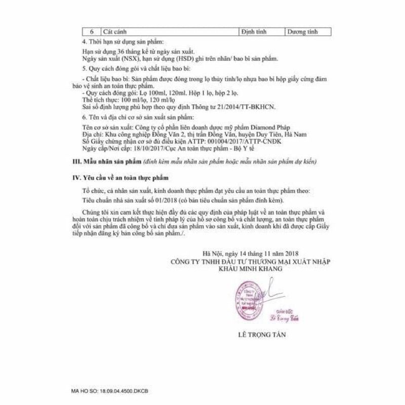 Cao ho minh khang hành chính hãng