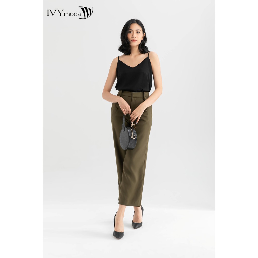 Quần dài nữ ống đứng IVY moda MS 22M6142