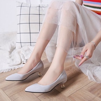 Giày Cao Gót Mũi Nhọn Đơn Giản Thời Trang Hàn Quốc Cho Nữ